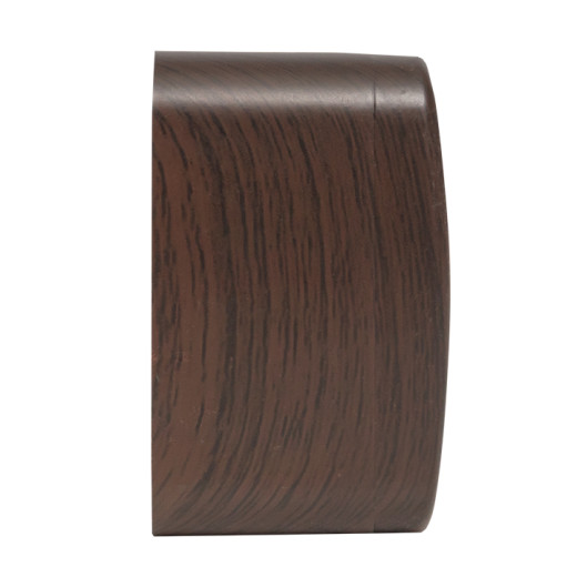 Розетка 1-местная ОП Минск 10А без заземления тёмное дерево EKF