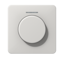 JUNG Накладка роторного механизма со световодом, светло-серая