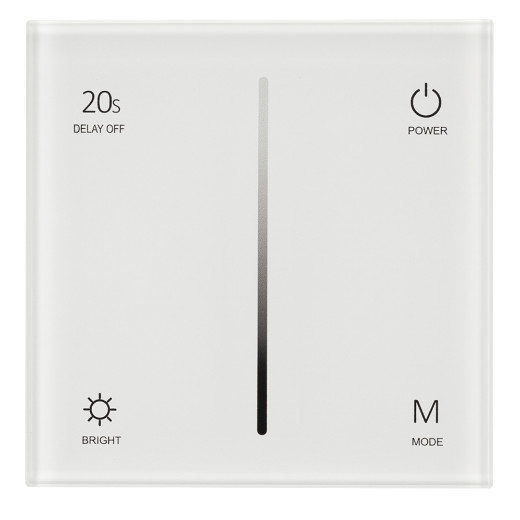 Панель SMART-P35-DIM-IN White (230V, 0-10V, Sens, 2.4G) (Arlight, IP20 Пластик, 5 лет)