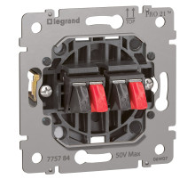 Legrand PRO 21 Мех Аудиорозетка 2-ая, без накладки для Galea Life.