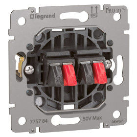 Legrand PRO 21 Мех Аудиорозетка 2-ая, без накладки для Galea Life.