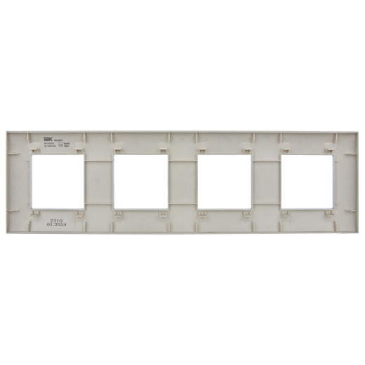 SKANDY Рамка 4-мест. SK-F04S сереб. IEK