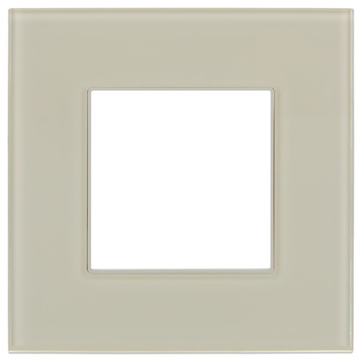 SKANDY Рамка 1-мест. SK-F21B стекло беж. IEK