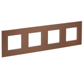 IEK SKANDY Металл Шоколад Рамка 4-ая SK-F34Br