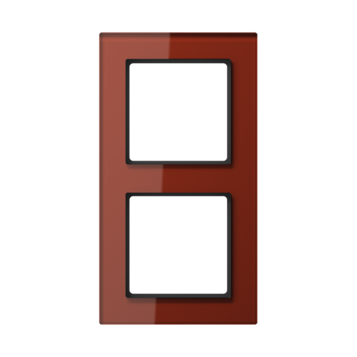 Рамка 2-кратная, красный оксид