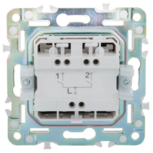 SKANDY Выключ. 2-кл. 10А SK-V04Sa песоч. IEK