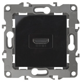 ЭРА Розетка Серия 12 12-3114-06 HDMI IP20 чёрный