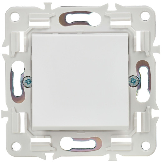 SKANDY Выключ. 1-кл. кнопоч. 10А SK-V14W арк. бел. IEK