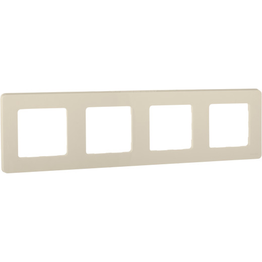 Рамка 4 поста - Legrand/Daccord Inspiria - слоновая кость