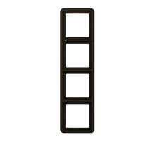 JUNG CD Коричневая Рамка 4-ая ударопрочная