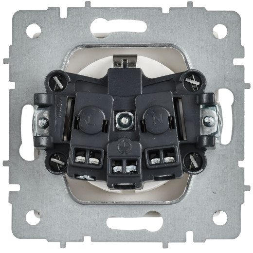 BRITE Роз. с з/к без з/ш 16А РС11-1-0-БрАБ а/б IEK