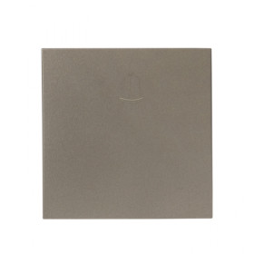 EKF PROxima Валенсия лицевая панель кнопки звонка 10А кашемир.