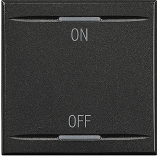 Axolute Клавиши с символами для системы автоматизации для 2 функций - 2 модуля, ON-OFF, цвет антрацит