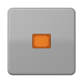 JUNG CD 500/CD plus Серая Клавиша 1-ая с/п с оранжевой линзой