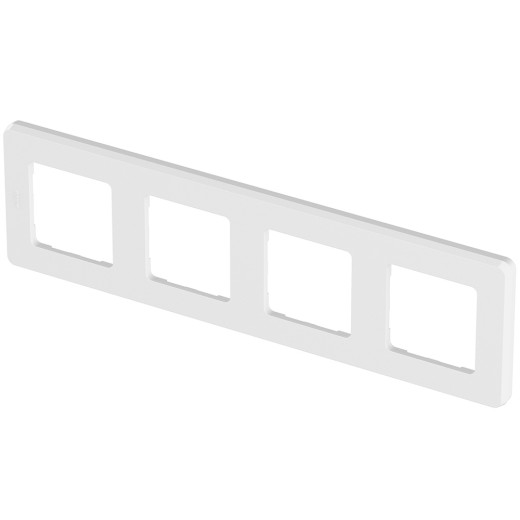 Рамка 4 поста - Legrand/Daccord Inspiria - белый