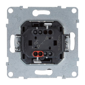 Legrand/Daccord SUNO Алюминий Выключатель 16АХ 250В. Безвинтовые зажимы.