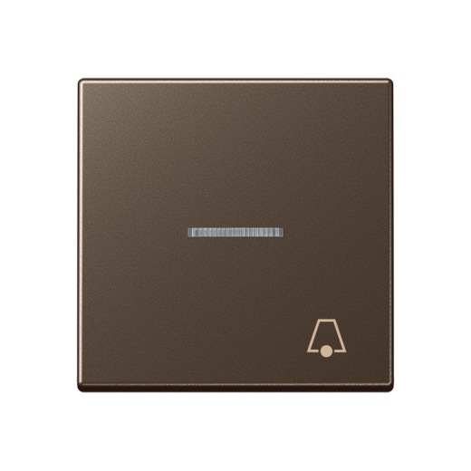 клавиша с символом звонок с линзой, мокка