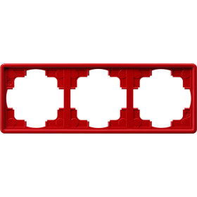 Gira S-Color Красный Рамка 3-ая