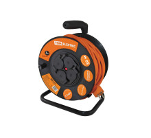 TDM Удлинитель силовой УКз16-004  (IP44 4 места/30м ПВС 3х1,5) УС1-43127