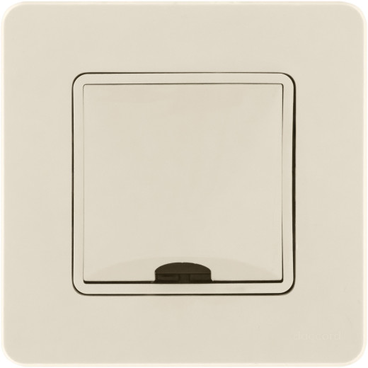 Вывод кабеля IP21 - Legrand/Daccord Inspiria - с зажимом для кабеля - слоновая кость