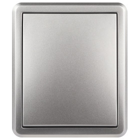 ЭРА Переключатель Эксперт 11-1203-03 10АХ-250В IP2 ОУ алюминий