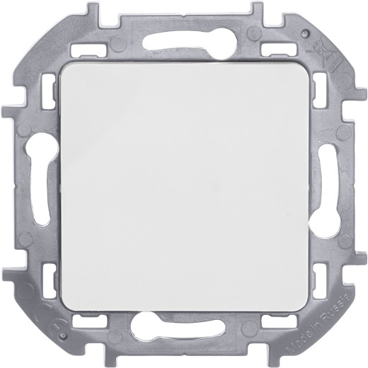 Выключатель одноклавишный - Legrand/Daccord Inspiria - 10АХ 250В безвинтовые зажимы - белый