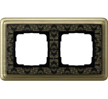 Gira ClassiX Art Бронза/Черный Рамка 2-ая