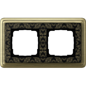 Gira ClassiX Art Бронза/Черный Рамка 2-ая