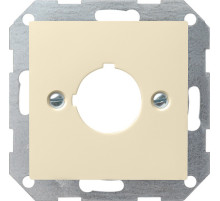 Gira S-55 Крем глянц Накладка с опорной пластиной для крепления устройств диаметром 22,5 мм