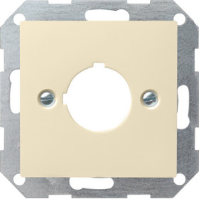 Gira S-55 Крем глянц Накладка с опорной пластиной для крепления устройств диаметром 22,5 мм