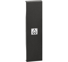 BT Living now Черный Лицевая панель с символом нагреватель для выключ и переключ 1 мод.