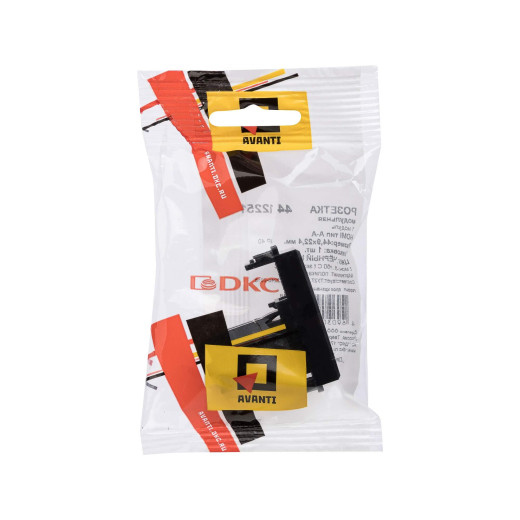 HDMI розетка модульная, тип А-А, Avanti, черный матовый, 1 модуль