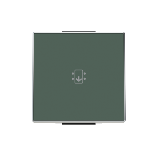 Накладка для механизма карточного выключателя с линзой подсветки и маркировкой, серия SKY, цвет Комодоро