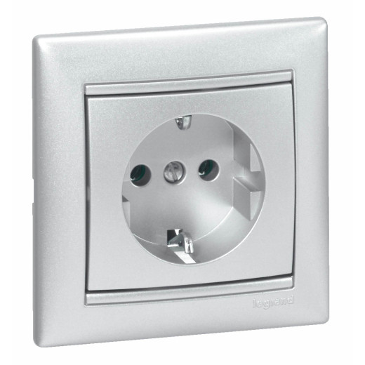 Рамка 1 пост - Legrand Valena - алюминий