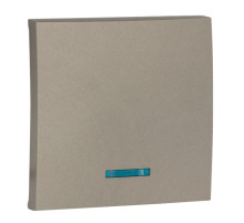 EKF PROxima Валенсия лицевая панель выключателя 1-кл. с индикатором 10А кашемир.