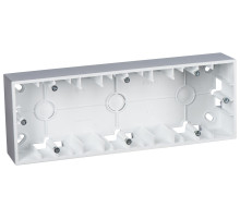 Simon 15 Алюминий Коробка 3-ая для наружного монтажа