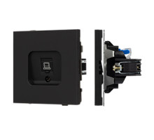 Arlight Механизм компьютерной розетки SCT-TENDO-MPC1-SFPL-BK (RJ-45, CAT6) (-)