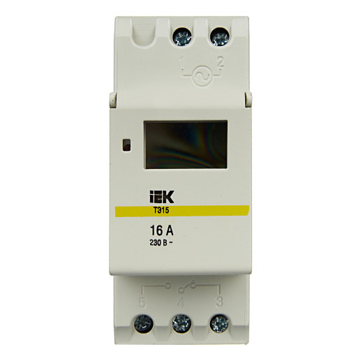 Таймер ТЭ15 цифровой 16А 230В на DIN-рейку IEK