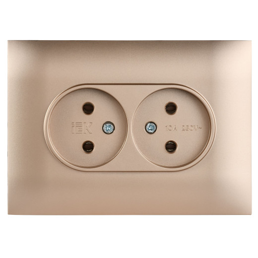 SKANDY Роз. 2-я без з/к/ш 10А в сб. SK-R10Sa песоч. IEK