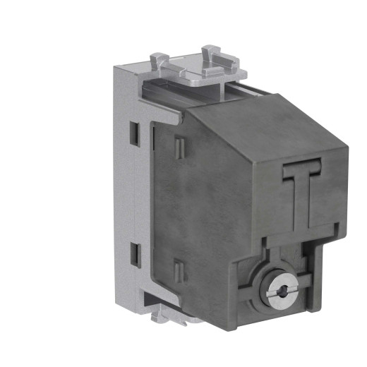 Розетка TV оконечная модульная, Avanti, закаленная сталь, 1 модуль