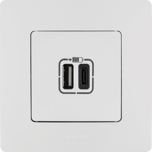 Рамка 1 пост - Legrand Etika - белый