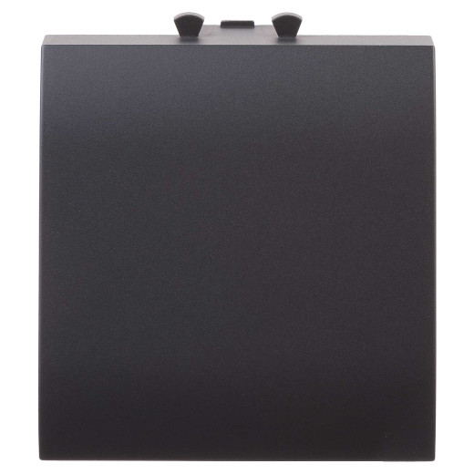 Вывод кабеля модульный, Avanti, черный матовый, 2 модуля