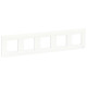 UNICA STUDIO рамка 5-постовая, белый