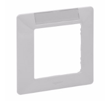 Legrand Etika Белый Рамка 1-ая с держателем для маркировки.