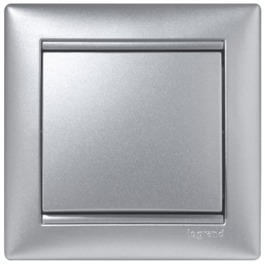Рамка 1 пост - Legrand Valena - алюминий