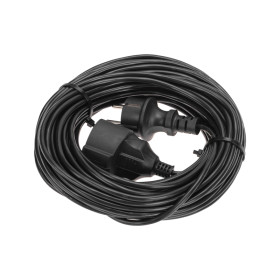 PROconnect Удлинитель-шнур ПВС 3х0,75мм², 20м, с/з, 6А, 1300Вт, IP20, черный
