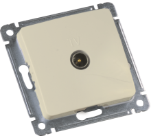 Hegel Мастер внутр Слоновая кость РСТВ-401-01 Розетка телевизионная оконечная, механизм