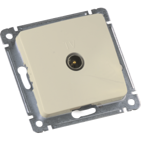 Hegel Мастер внутр Слоновая кость РСТВ-401-01 Розетка телевизионная оконечная, механизм