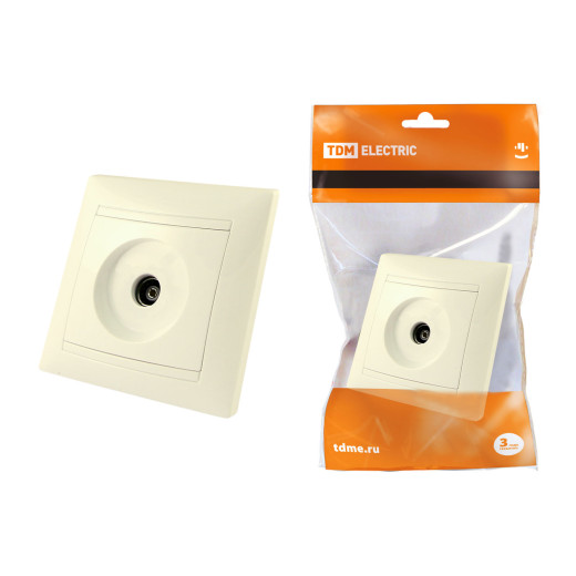 Розетка телевизионная простая (0-2400МГц, 