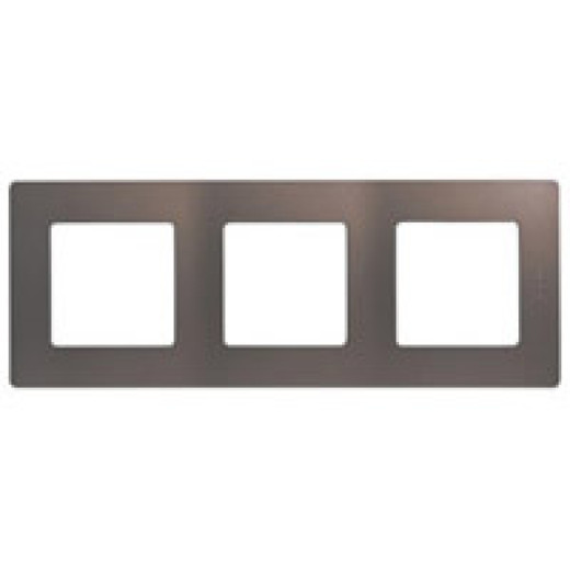 Рамка 3 поста - Legrand Etika - какао